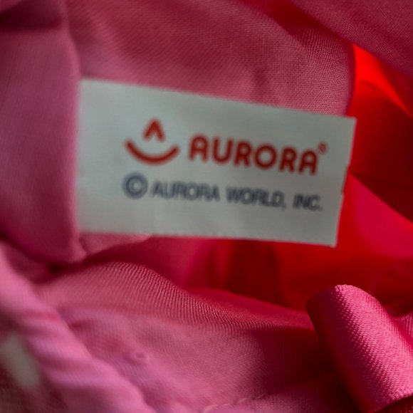 Aurora Plush Pink Polka Dot Pet Carrier Stuffed Animal Purse- NWOT - Picture 5 of 11